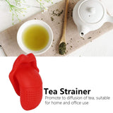 Tongue Shaped Big Lips Tea Maker Food Grade Silicone Tea Strainer (Assorted) - GillKart