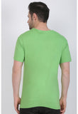 Men's Cotton Jersey Round Neck Plain Tshirt (Pale Green) - GillKart
