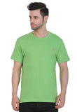 Men's Cotton Jersey Round Neck Plain Tshirt (Pale Green) - GillKart