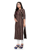 Women's Cotton Printed Straight Kurti (Multi Color) - GillKart
