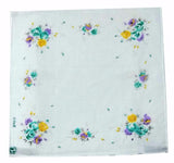 Pack Of_8 White Fashion Medium Size Handkerchiefs (Color: Assorted) - GillKart