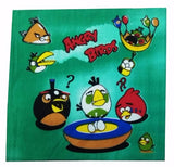 Pack Of_8 Angry Bird Small Size Handkerchiefs (Color: Assorted) - GillKart