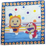 Pack Of_10 Doreman With Mini Dora Small Size Handkerchiefs (Color: Assorted) - GillKart